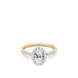 Oval Halo Diamond Engagement Ring